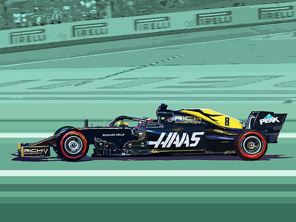 2019 Rich Energy Haas F1 Team VF-19 Romain Grosjean 01